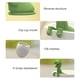 thumbnail image 4 of Matsuzay Infusor de té, colador de silicona con forma de dinosaurio, colador de té verde amarillo, bolsa reutilizable, coladores de café, suministros Artesanía Amarillo Matsuzay HA041663-02, 4 of 6
