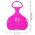 thumbnail image 3 of Tabla De Esquí De Plástico Para Niños Y Adultos, Esquí De Invierno, Tabla De Trineo De Nieve Duradera Con Mango Grande Para Trineo De Descenso De Arena De Hierba Al Aire Libre Muyoka Hogar, 3 of 6