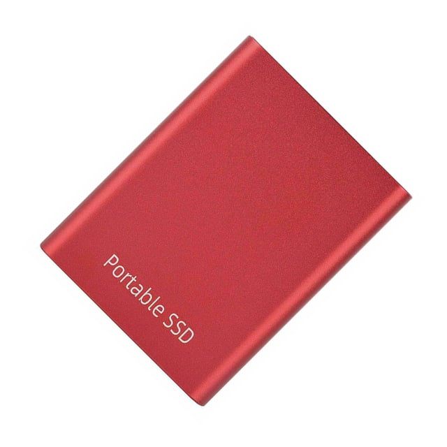 Bearachild Disco duro de estado sólido Almacenamiento de datos Transmisión rápida Accesorios de oficina prácticos 1 TB 500G Suministros Estaciones de acoplamiento para portátiles Rojo/2T