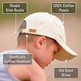 thumbnail image 4 of JAN & JUL Infant Toddler Unisex Base-Ball Cap, Cotton Snapback Hat (Blue Tie-Dye, 6-24 Months), 4 of 5