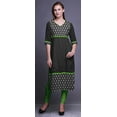 thumbnail image 2 of Bimba Kurtis Droits à Panneaux pour Femmes Robe Kurti Longue Haut Indien Imprimé, 2 of 5
