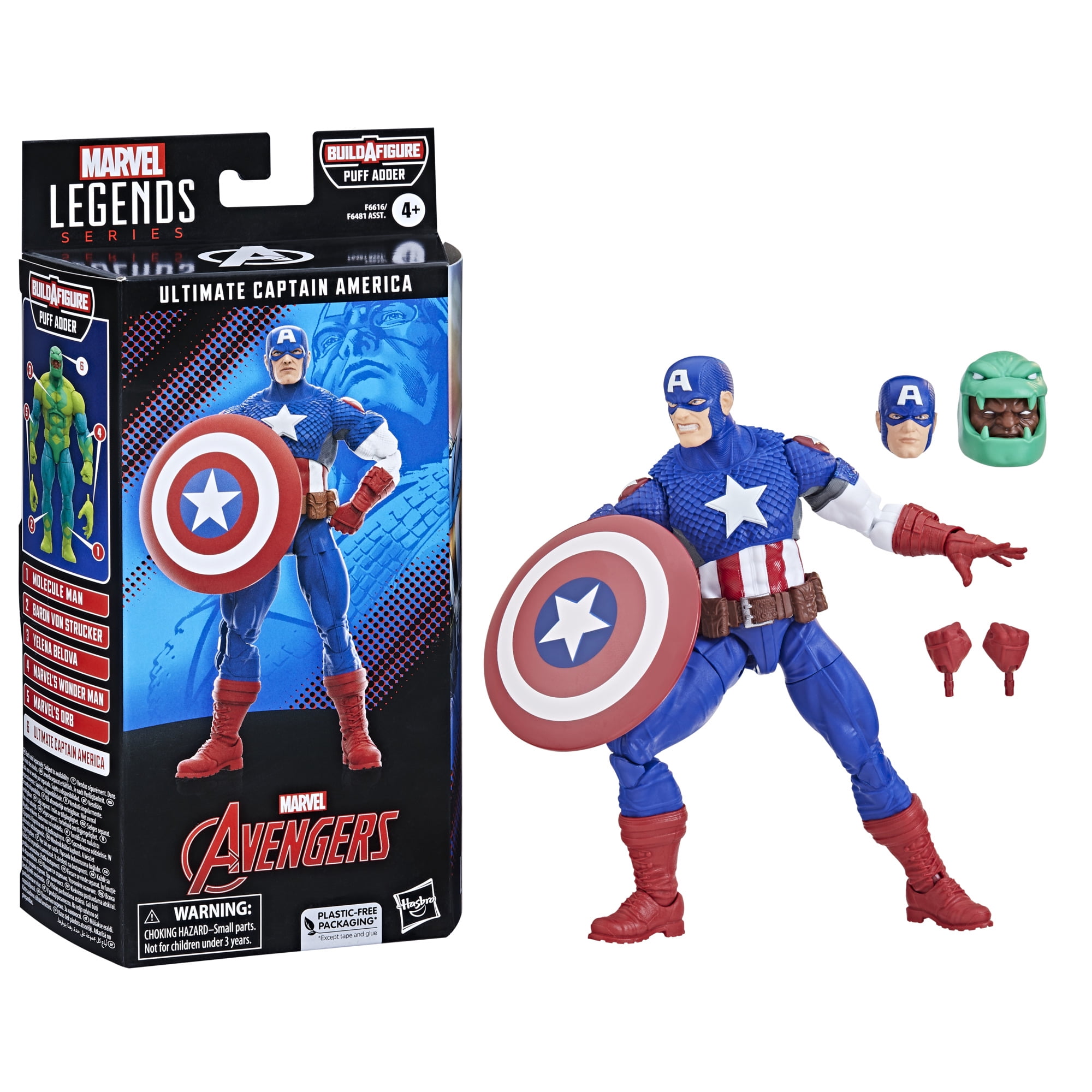 Marvel Legends Series Ultimate Captain America Ultimates Marvel Classic Comic Action Figure 6