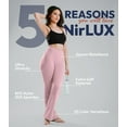 thumbnail image 4 of NirLUX Bootcut Yoga Pants - Soft Leggings For Women Regular & Plus Size Womens Leggings Tummy Control For Gym & Yoga (6 28", Lilas), 4 of 6