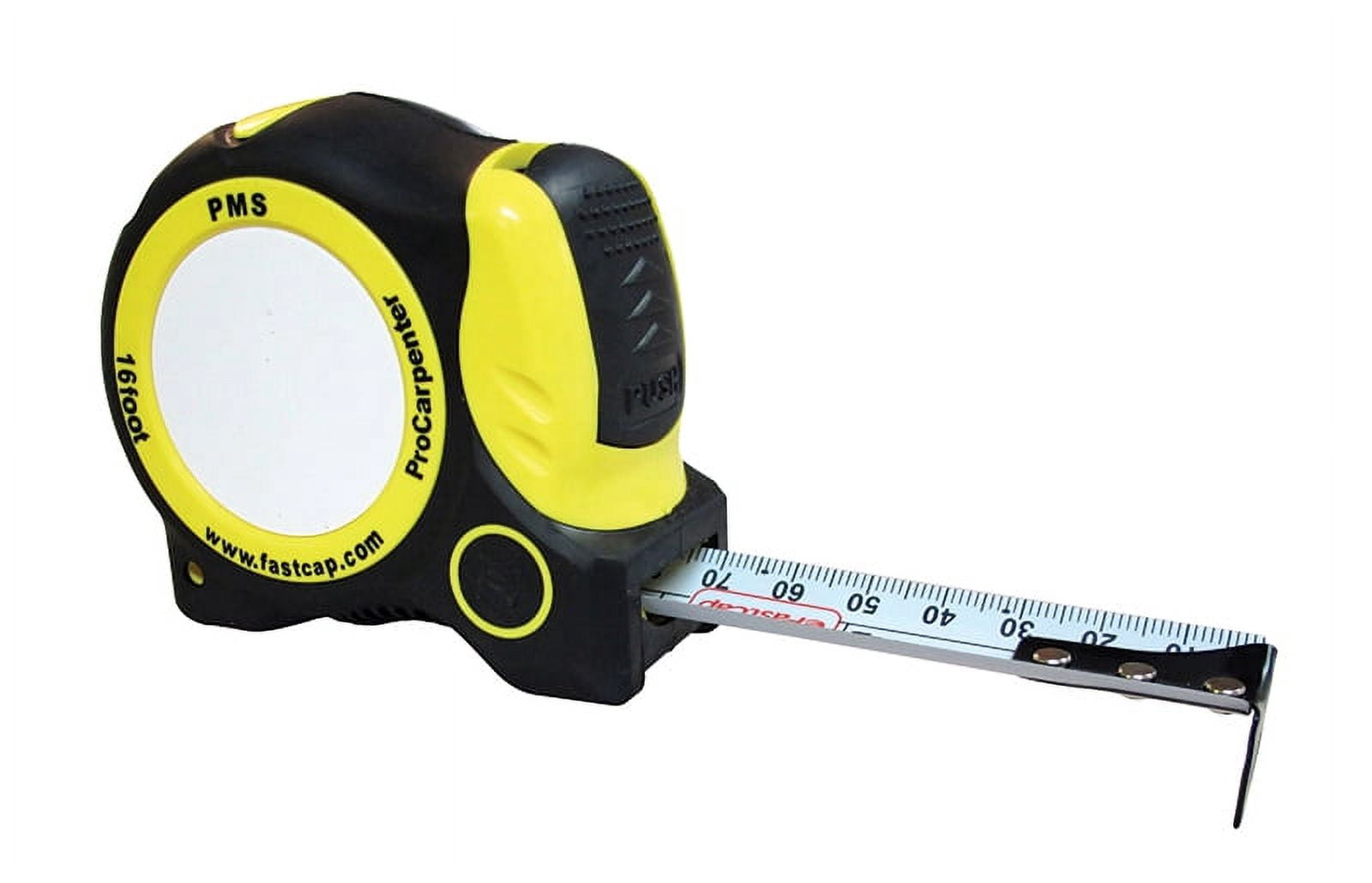 Fastcap PMS-16 Autolock Tape Measure, Black & Yellow