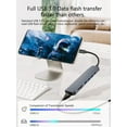 thumbnail image 4 of 7-in-1 USB C Hub Fast Docking Station, 4K Ultra HD HDMI, High-Speed USB 3.0 Ports, Compatible with Laptop Computer Phone - Type-C Multiport Adapter, 4 of 15