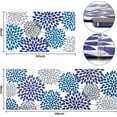 thumbnail image 2 of Kitchen Mats for Floor [2 PCS] Anti-Fatigue Comfort Kitchen Rugs, Boho Flower Cushioned Waterproof Kitchen Decor Mat Thick, Standing Floor Mats for Home/Office, 18''''x30''''+18''''x48''''(Blue), 2 of 5