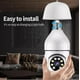 thumbnail image 4 of Wireless Wifi Light Bulb Camera Security Camera 1080p Wifi Smart 360 Surveillance Camera For Indoor, 4 of 5