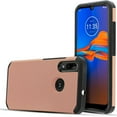 thumbnail image 3 of for Moto E6 Plus (6.1inch) Case Phone Case Shock Proof Edges Hybrid Hard Back Slim Bumper Cover (Rose Gold), 3 of 4
