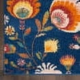 thumbnail image 5 of Nourison Allur Floral Navy Multicolor 2'3" x 7'6" Area Rug, (2x8), 5 of 8