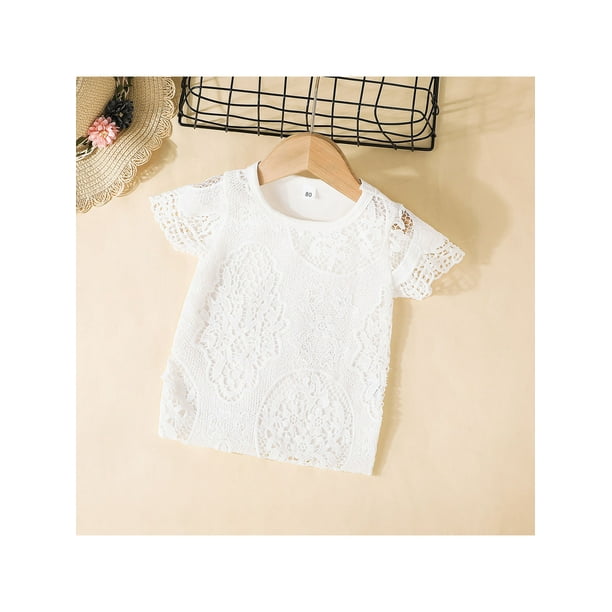 Lace tops for girls cheap