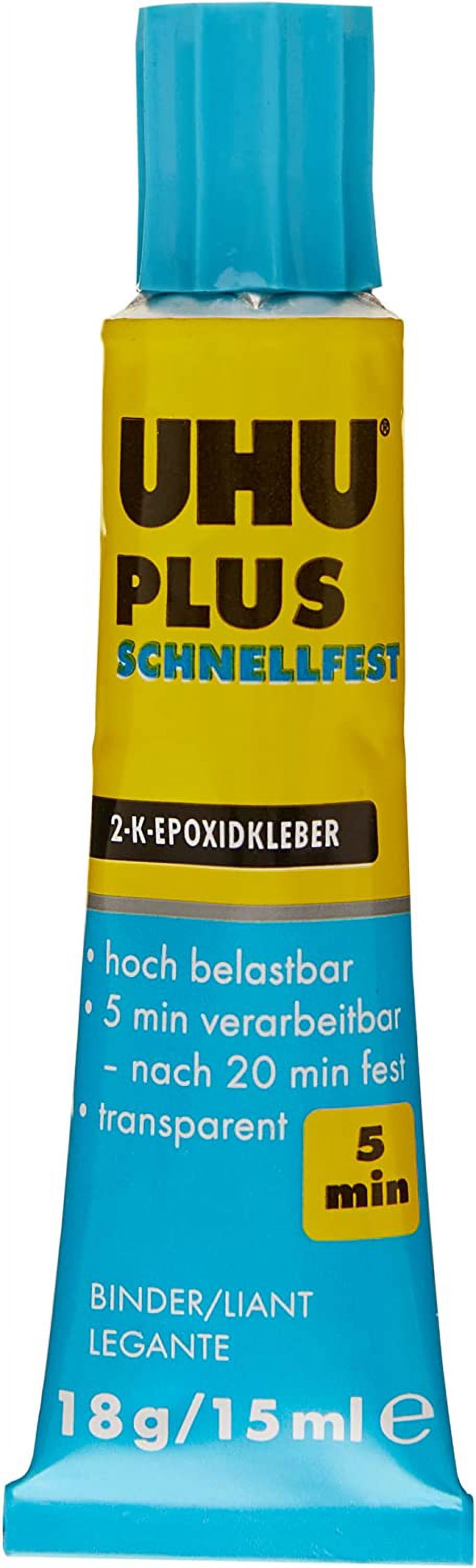 UHU Plus Quick Secure 45700 2-Component Epoxy Resin Glue 2 x 15ml