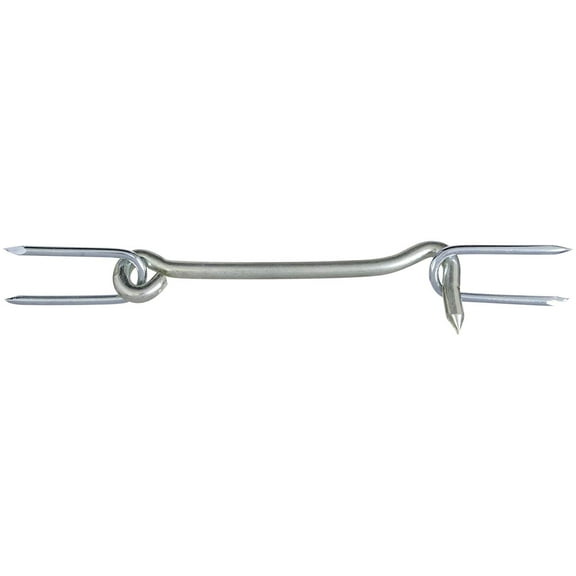 National Hardware Bolt Hook Gate Bolt Hook N130-617 - Zinc Plated, Rust Resistant - 5/8" x 8"