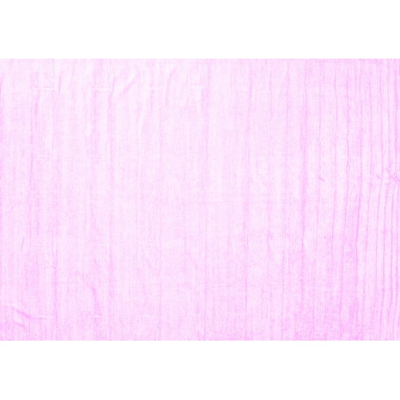 Ahgly Company Indoor Rectangle Solid Pink Modern Area Rugs, 6' x 9'
