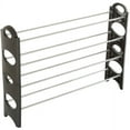 thumbnail image 2 of Everyday Home 4-Tier Stackable 16-Pair Shoe Rack for Entryways and Closets, 2 of 3