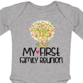 thumbnail image 4 of Inktastic My First Family Reunion Boys or Girls Long Sleeve Baby Bodysuit, 4 of 5