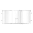 thumbnail image 3 of Carlson Wide Flexi Configurable Walk Through Pet Gate, White, 50" to 76" L x 28" H, 3 of 10