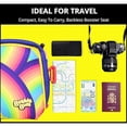 thumbnail image 3 of BubbleBum Booster Seats Inflatable Booster Car Seats for Kids Aged 4 to 11 Years, Rainbow Style, 3 of 11