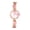 Pink, variant on Avaner Women's Enamel Bracelet Watch: Irregular Bracelet Stap Minimalist Bar Indices Sunburst Dial Small Analog Quartz Watch - Casual Gifts