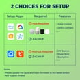 thumbnail image 5 of Matter Smart Light Bulbs 100W Equiv, Compatible with Alexa/Apple Home/Siri/Google Home/SmartThings, A19 E26 WiFi RGBCW Color Changing Light Bulb, 11W 1350LM, 2.4G WiFi, ETL Listed, 2PCS, 5 of 5