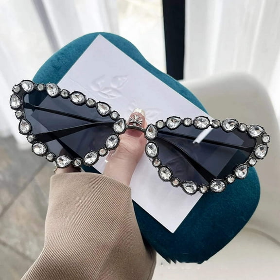 Luxury Cat-eye Rhinestone Shades