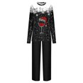 thumbnail image 4 of Sevevn Lounge Sets for Women Women's Casual Christmas Printed Long Sleeved Round Neck Top With Pants Set Great Gifts for Less, 4 of 4