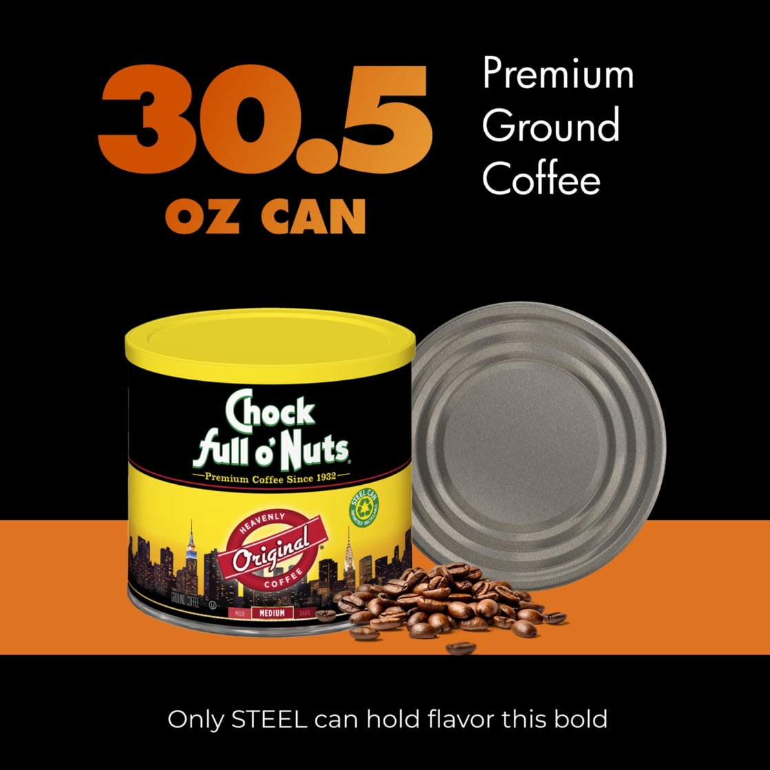 Chock Full o'Nuts Heavenly Coffee Original Medium Roast Ground