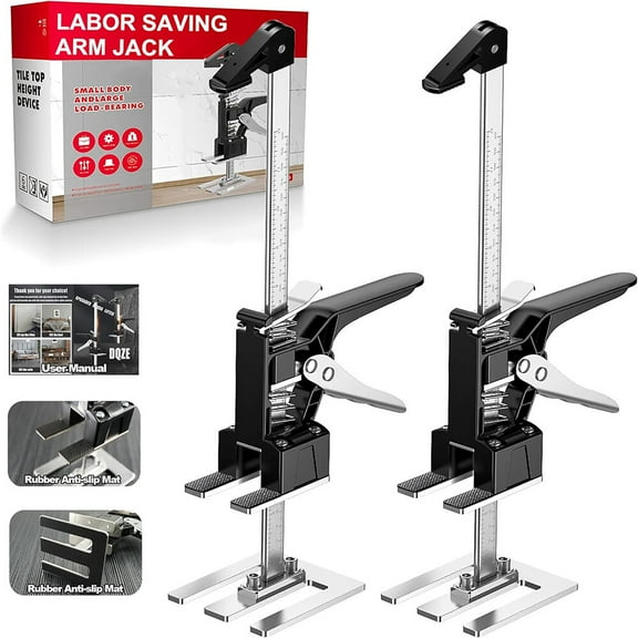 2x Lifting Arm Precision Clamping Labor-Saving Lifter Hand Jack Support Tool USA