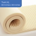 thumbnail image 5 of Everyday Home Egg Crate Foam Mattress Topper – Twin XL Bed Pad, 5 of 6