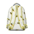 thumbnail image 3 of Minimalist Bees Print Backpack&nbsp;- Lightweight Bookbag for Everyday Use, Hidden Anti-Theft Pocket, Fits 14" Laptop, Waterproof Fabric for Rainy Days, 3 of 6