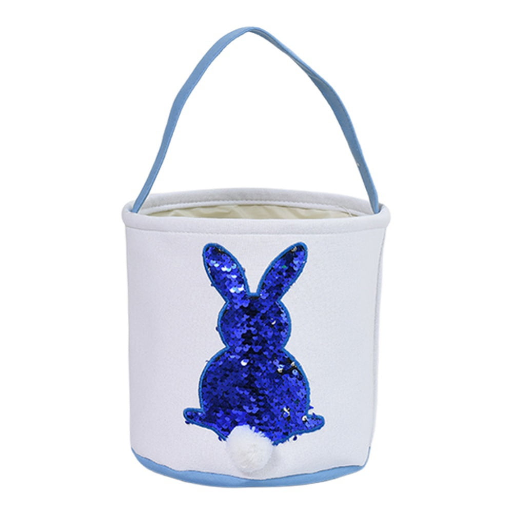 Easter Basket Bags,Easter Eggs/Gift Baskets for Kids,Bunny Tote Bag