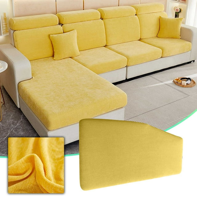Sofa Backrest Cover | High Elastic Slip Resistant Protector | Furniture Armchair Slipcover | Durable Stretch Fit Decor for Leather Couches