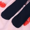 thumbnail image 4 of SENSETH Women Candy Colors Opaque Footed Socks Tights Slim Pantyhose Stockings (Navy Blue), 4 of 7