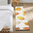 thumbnail image 3 of Yayeee Runner Rug for Bedroom 2'x6' Machine Washable Hallway Non Slip Mat, Orange Leaves, 3 of 8