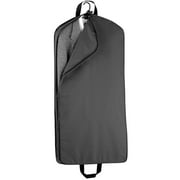 45 in. Mid Length Garment Bag w 2 Large Pockets in Black