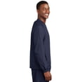 thumbnail image 3 of Sport-Tek V-Neck Raglan Wind Shirt. JST72 - M True Navy, 3 of 5