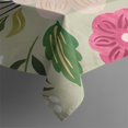 thumbnail image 5 of Vibrant Pioneer Flower Pattern Rectangle Tablecloth 60"x120",Waterproof Polyester Rectangle Table Cloth, Wipeable Spillproof Polyester Tablecloth for Dining, Camping, Indoor and Outdoor, 5 of 6