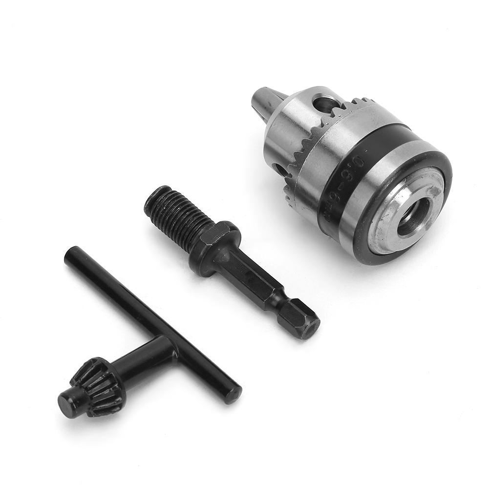 Tebru Light Wrench Drill Chuck 0 6 6mm 3 8 24unf 1 4 Hex Head 3 8 Thread Extension Rod Key Type Drill Chuck Unf Drill Clamp Chuck Walmart Com Walmart Com