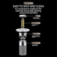 thumbnail image 3 of 4pcs Drain Stopper, Stainless Steel Floor Drain Filter, Stainless Steel Basin Drain Filter,Stainless Steel Drain Filter, 3 of 5