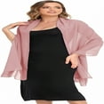 thumbnail image 3 of TELOLY Shawls and Wraps for Evening Dresses Sheer Chiffon Women Elegant Soft Silky Wraps Wedding Bridal Scarf, 3 of 4
