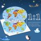 thumbnail image 5 of Rompecabezas DIGOBAY World Map 70 piezas para niños de 4 a 8 años, 5 of 7