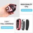 thumbnail image 6 of Key Fob Cover Compatible with Ford Explorer Fusion Escape Edge Expedition Mustang F150 F250 F350 F450 F550 Bronco Keychain Case Holder Protector,Pink, 6 of 7