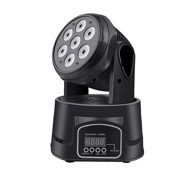 Moving Head RGBW DJ Lights Sound Activated/DMX Lighting, Moving Head Lights For Sta Party Live DJ Bar Disco ,Upgraded Lens