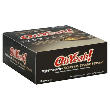 Integrated Sports Science Oh Yeah  Chocolate & Caramel Bars, 12