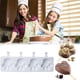 thumbnail image 4 of Molde de silicona para helado de 4 cavidades, molde para paletas de helado casero con forma de corazón, molde para helado para hacer tú mismo, paletas, pasteles, gelatina, 4 of 10