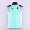 thumbnail image 6 of CHGBMOK White Tank Top Woman Basic Double Lined Crew Neck Summer Sleeveless Tops Sizes S-3XL, 6 of 8