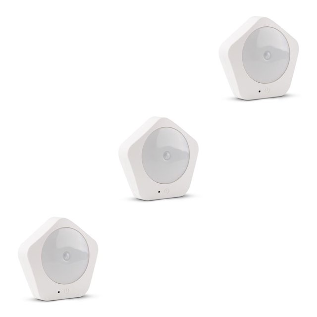 Advancent Lámpara con Sensor automático de luz nocturna con enchufe LED, Control remoto, 3 modos, iluminación de sincronización brillante para Enchufe de la UE 3piezas Advancent CBP185794