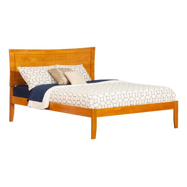 Metro Extra Large Bed with Matching Footboard Caramel Latte, Twin Size