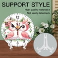 thumbnail image 4 of YladaFaie Two Birds Wall Clock Spring Summer Country Silent Non-Ticking 10 Inch Round Clocks PVC Battery Operated Quartz Analog for Living Room Kitchen Bedroom Bathroom Office Home School Decor, 4 of 7