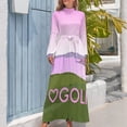 thumbnail image 4 of Me encanta el golf con corazones Vestido largo Ropa de playa Vestidos casuales, 4 of 5