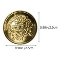 thumbnail image 2 of MasteelfCA 50Pcs DIY Sewing Buttons Vintage Brass Buttons Clothing Replacement Buttons, 2 of 7